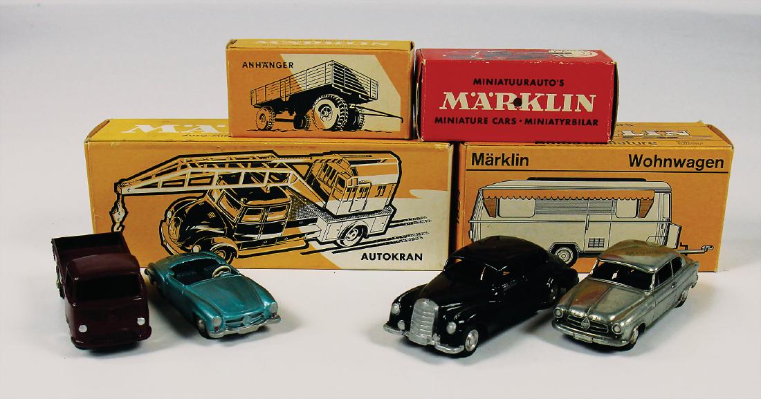 mixed lot with 8 model cars, manufacturer Märklin, 4 (1 of 1)