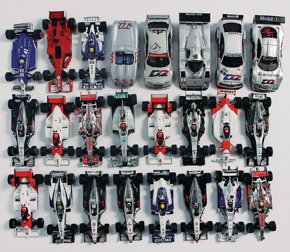 mixed lot, 50 model cars with a scale of 1:43, (1 of 4)