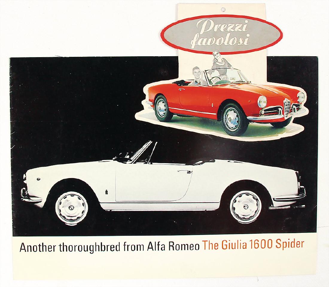 ALFA ROMEO mixed lot with 2 pieces, No. 1: fold-out (1 of 1)