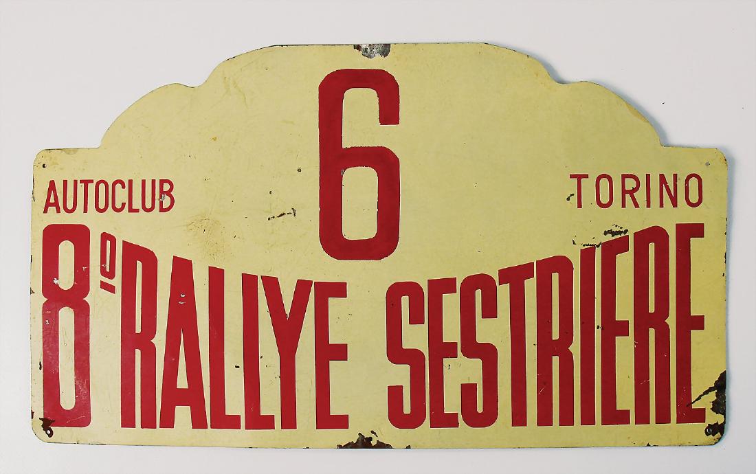 Emblème Publicitaire Auto - 6ème Rallye Trophée Pininfarina 1966 - Made In Italy