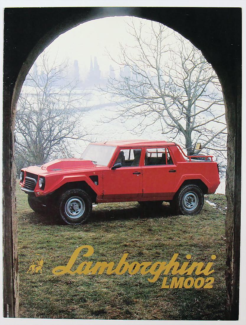 LAMBORGHINI fold-out brochure Lamborghini LM002, 4 (1 of 1)
