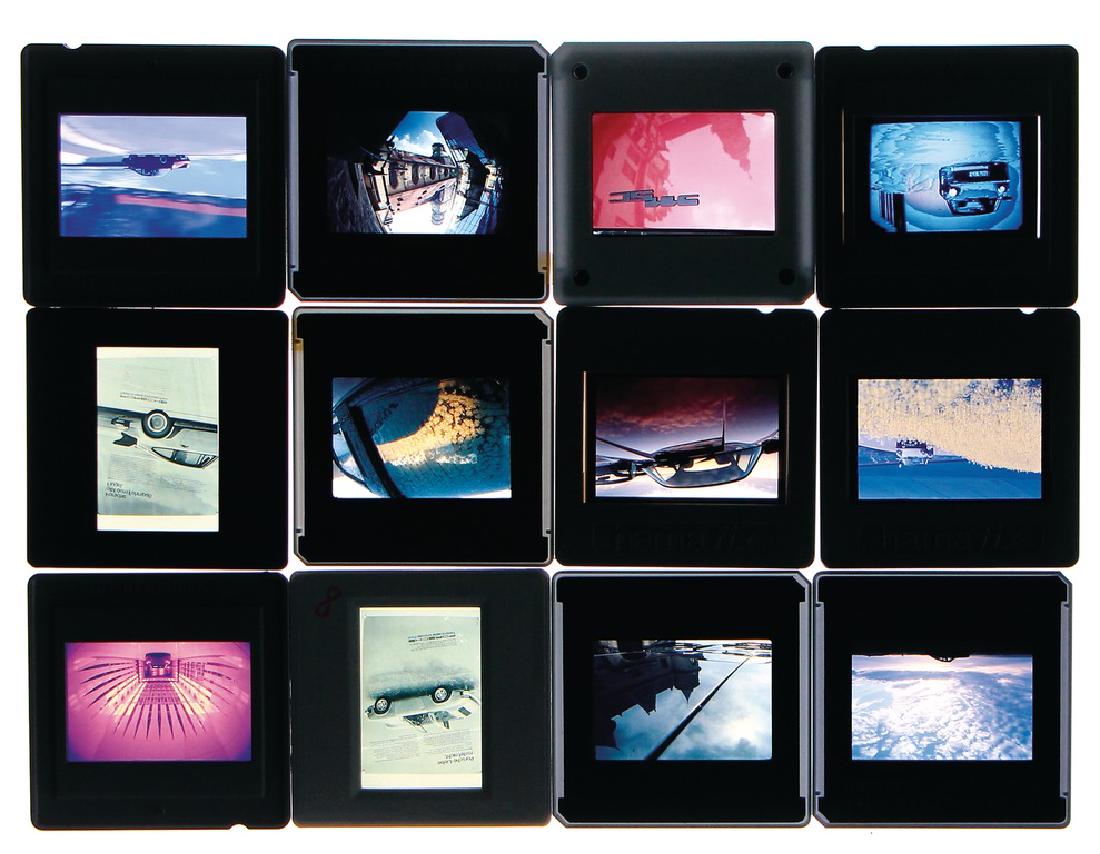 Porsche/Erich Strenger mixed lot of 71 slides,: Porsche/Erich Strenger mixed lot of 71 slides, promotion photos for Porsche '70s/'80s, by Erich Strenger, extremely interesting German Description Porsche/Erich Strenger Konvolut 71 Dias, Werbeaufnahm