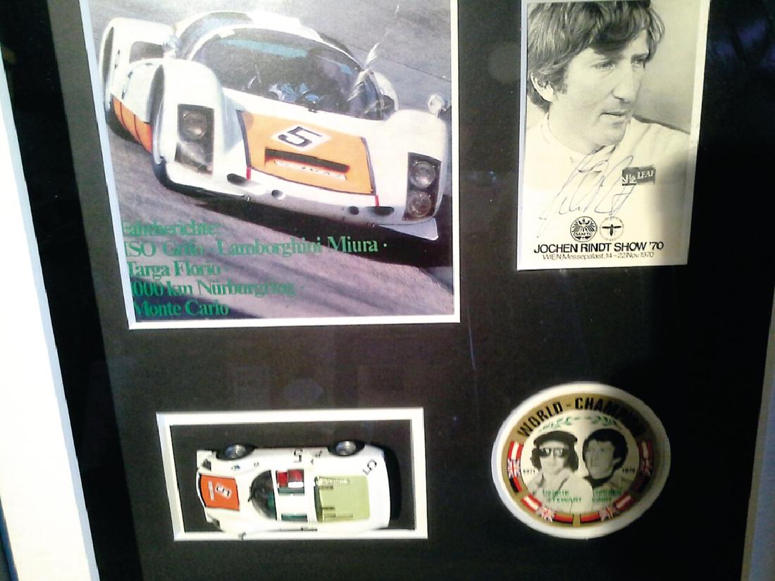 PORSCHE/JOCHEN RINDT unique specimen diorama, May 04, 2019