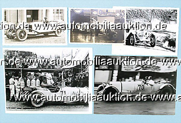 MERCEDES BENZ, mixed lot of 5 b/w photos, No. 1 o: English Description: MERCEDES BENZ, mixed lot of 5 b/w photos, No. 1 original photo postcard, Eifel race 1932, number 1, Mercedes Benz SSKL, Manfred von Brauchitsch, and number 2 Mercedes SSK, Brosch