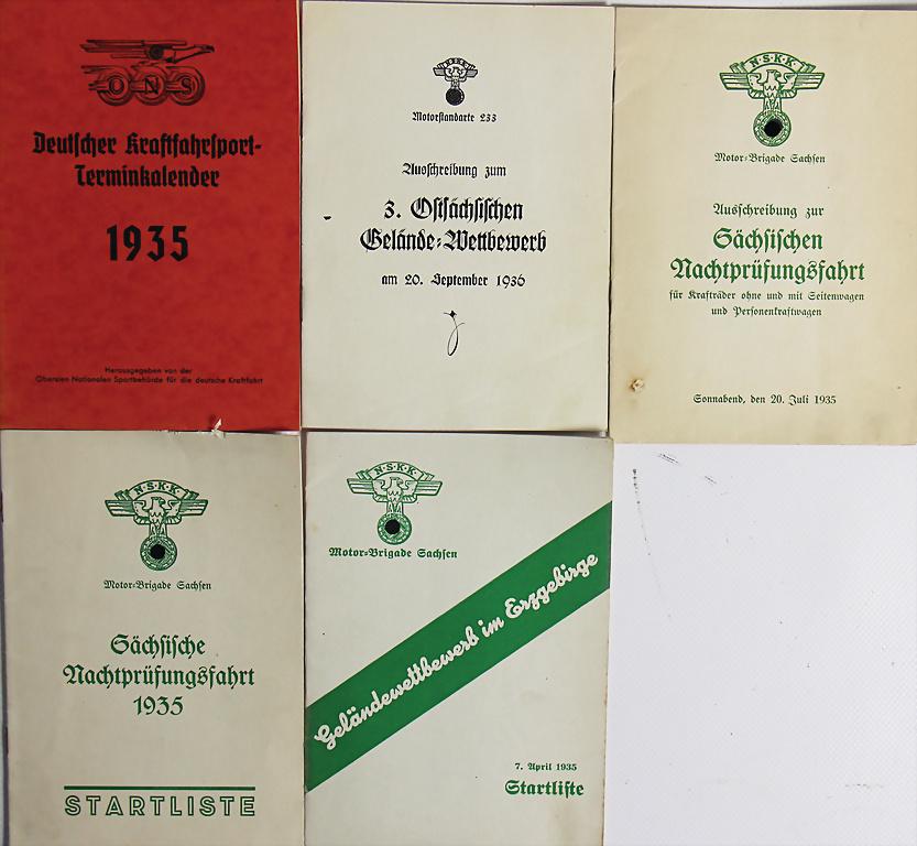 ONS-NSKK mixed lot with 5 pieces, among it German motor (1 of 2)