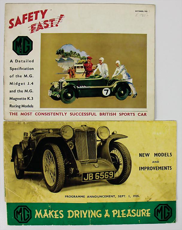 MG mixed lot with 2 pieces, among it sales catalog (1 of 1)