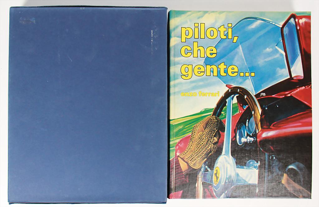 FERRARI 1987 autographed book by Enzo Ferrari "piloti, (1 of 1)