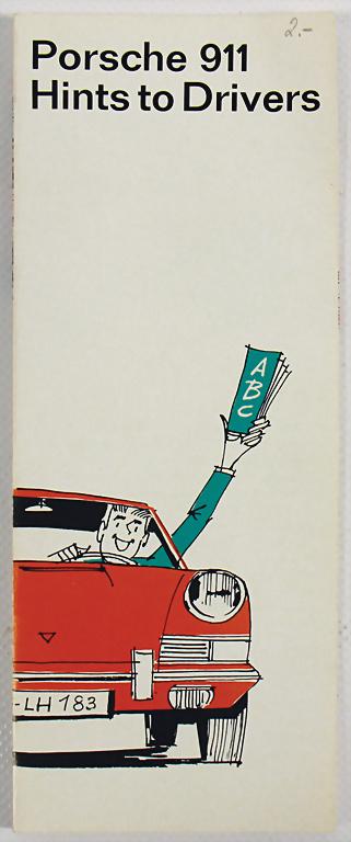 PORSCHE 1965 (W151e), fold-out brochure Porsche 911 (1 of 2)