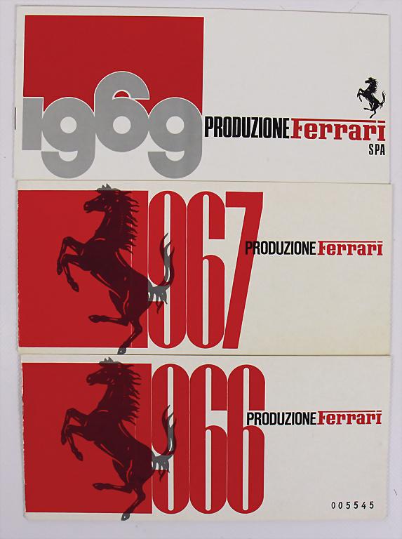 FERRARI mixed lot with 3 pieces, three issues Ferrari (1 of 2)