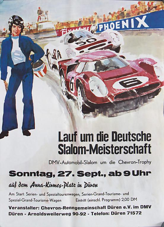 mixed lot 7x event posters DMV automobile-slalom heat (1 of 2)