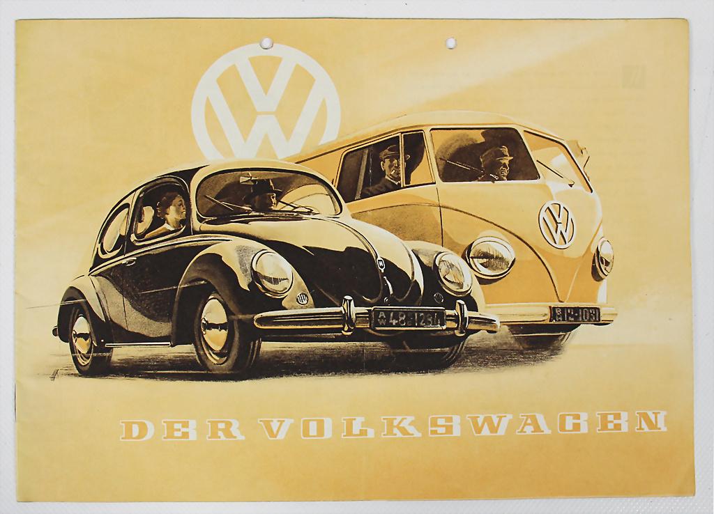 VOLKSWAGEN sales brochure e.g. VW Beetle in different (1 of 1)