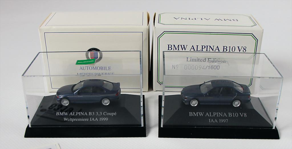 BMW-ALPINA 2 model cars of the types Alpina B3 coupé (1 of 1)