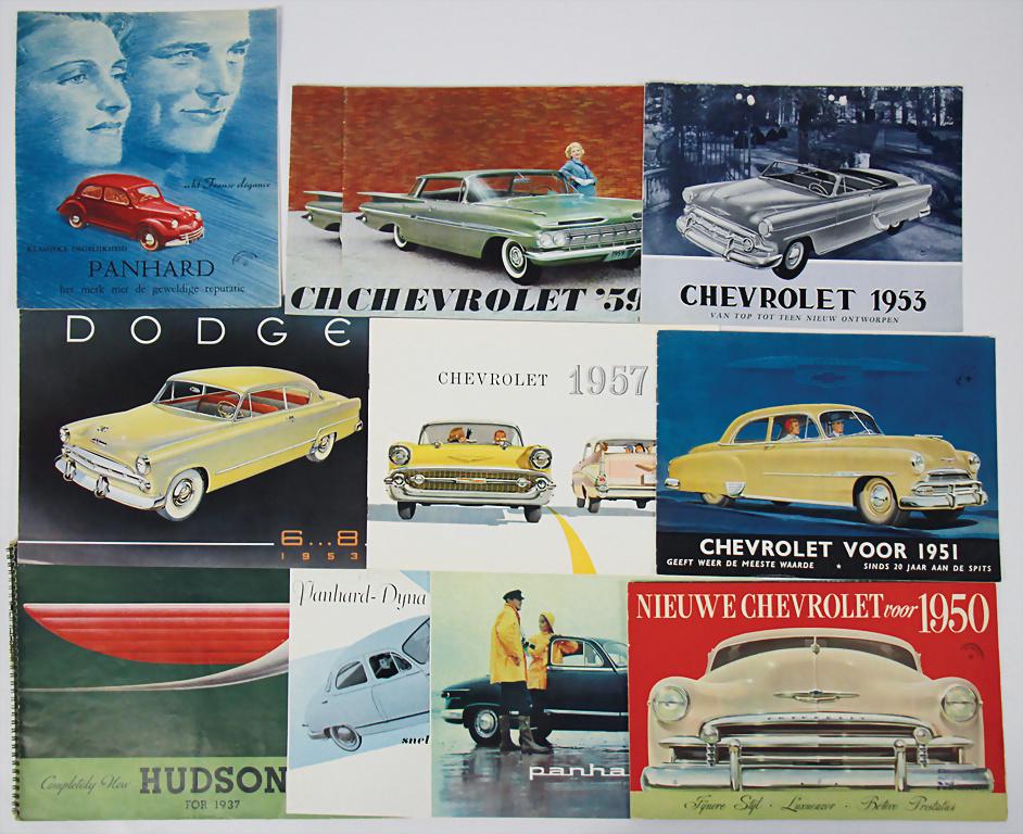 PANHARD / DODGE / CHEVROLET / HUDSON mixed lot with 19 (1 of 2)