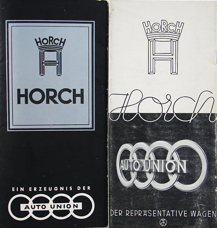 HORCH mixed lot with 2 pieces, among it 1937, sales (1 of 1)
