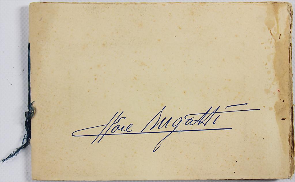 BUGATTI beautiful Bugatti sales catalog, c. 1927, all (1 of 2)