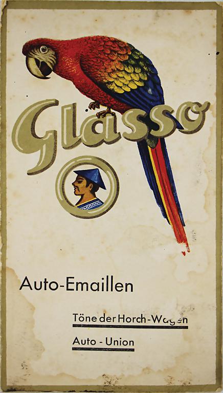 GLASURIT '30s Glasso Auto enamel "Töne der Horch (1 of 2)