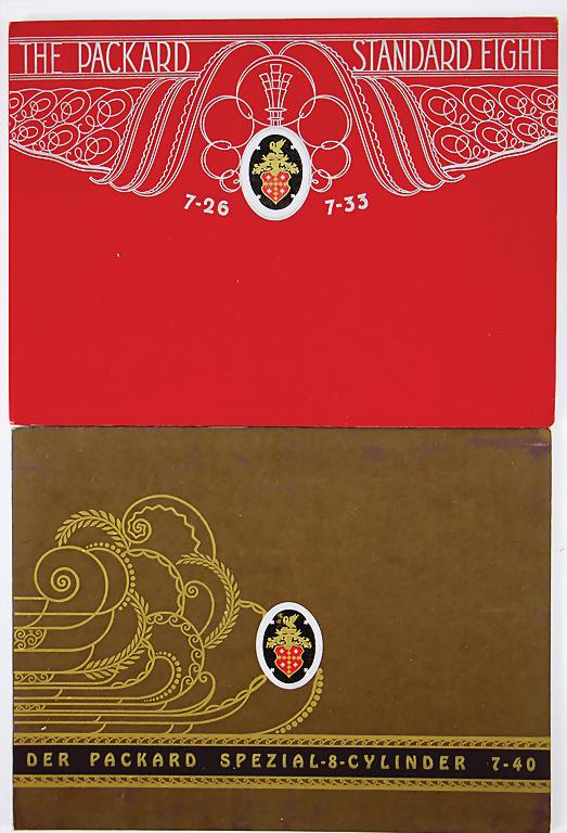 PACKARD mixed lot with 2 pieces, sales folder Packard (1 of 2)