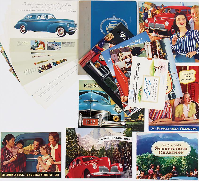 STUDEBAKER mixed lot with 11 pieces, Studebaker sales (1 of 1)