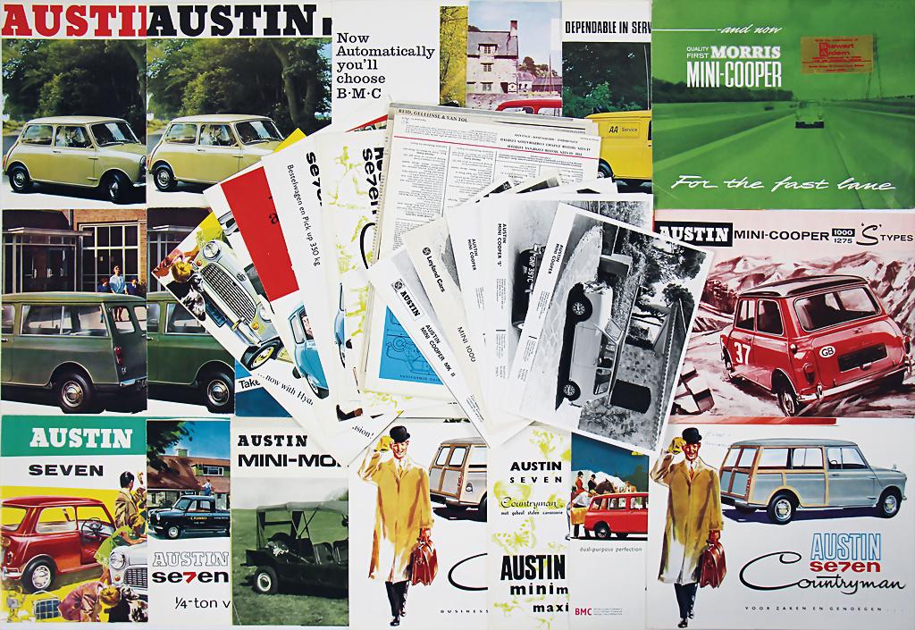 AUSTIN/MINI mixed lot with 49 pieces, sales brochures (1 of 1)