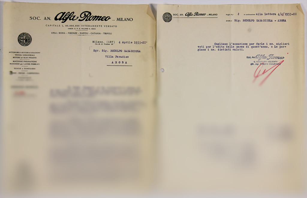 PRIVATE ARCHIVE RUDOLF CARACCIOLA April 4th 1933, 2 (1 of 1)