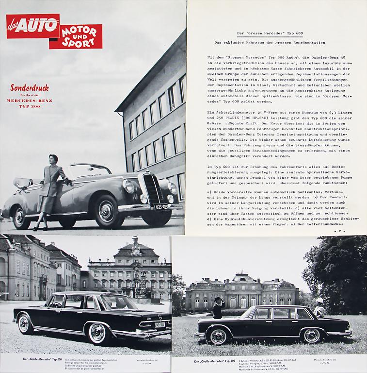 MERCEDES-BENZ mixed lot with 2 pieces, among it press (1 of 1)