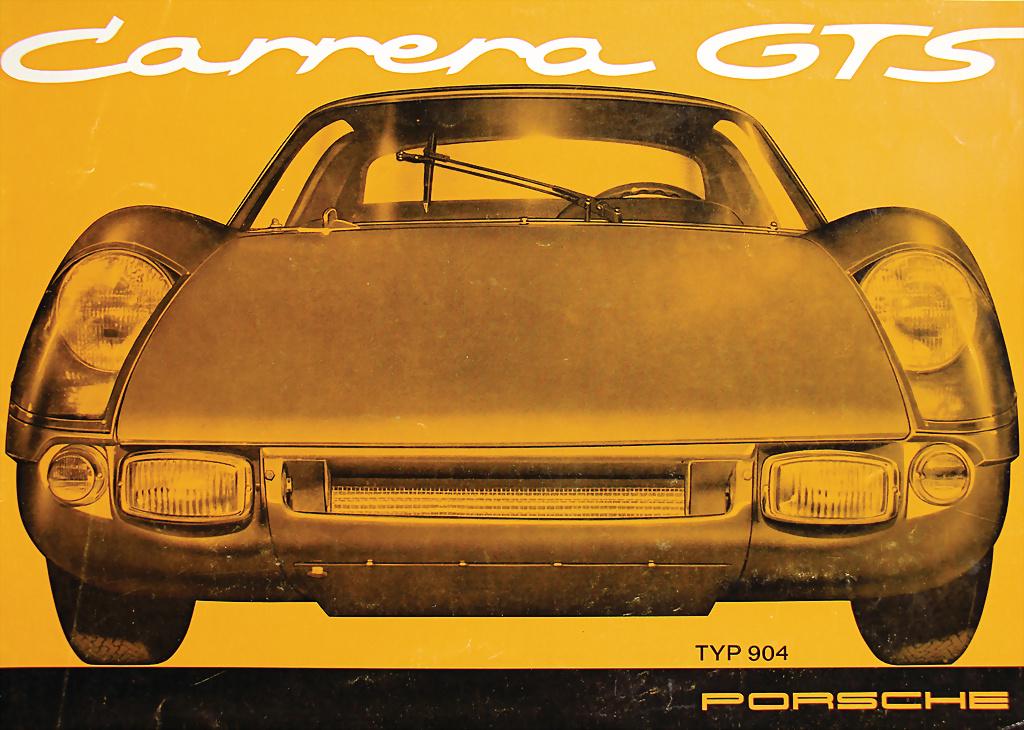 PORSCHE 1964 (W222), sales brochure Porsche 904 Carrera (1 of 1)
