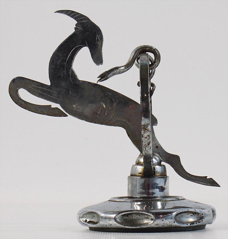 '30s, radiator mascot "Le serpent et la biche", on a (1 of 4)