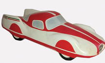 FIAT ceramic model Fiat Turbina 1954 prototype, lenght: