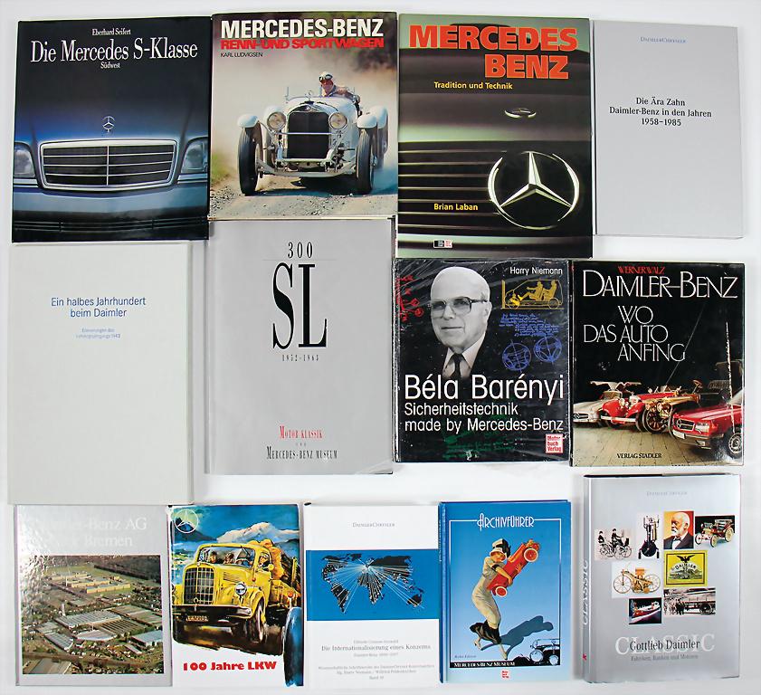 mixed lot of books with 20 pieces, among it: "Daimler (1 of 2)