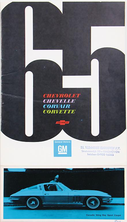 CHEVROLET mixed lot with 2 pieces, Chevrolet fold-out (1 of 1)