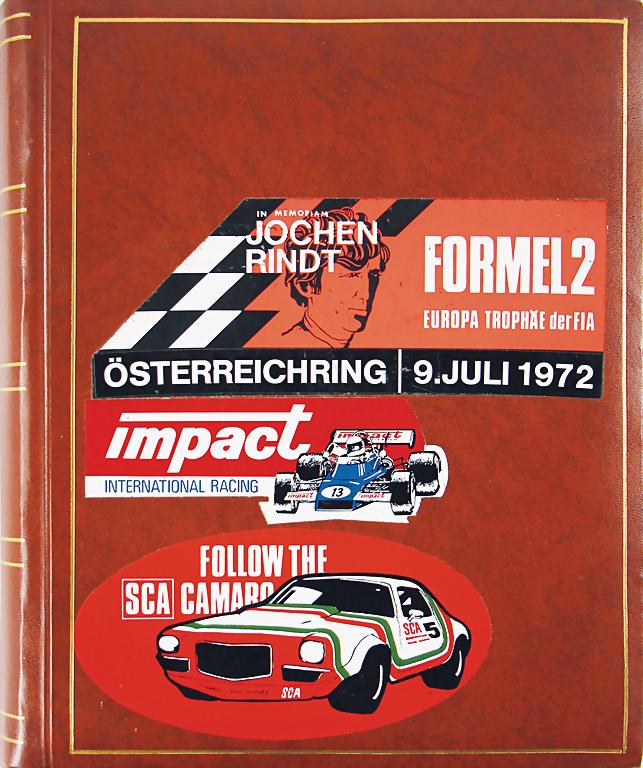self made photo album with all in all 52 original B/W: self made photo album with all in all 52 original B/W photos, among them autographed Willi Kauhsen in a Porsche 917/10, H.Marko in a BRM P167, Reinhold Joest in a Porsche 908/3, T.Hezemans in a Abarth