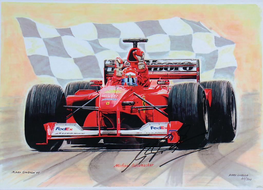 MICHAEL SCHUMACHER / MIREK SVOBODA 2001, limited and (1 of 1)