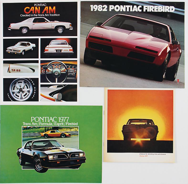 PONTIAC mixed lot with 4 pieces, sales brochure Pontiac (1 of 1)