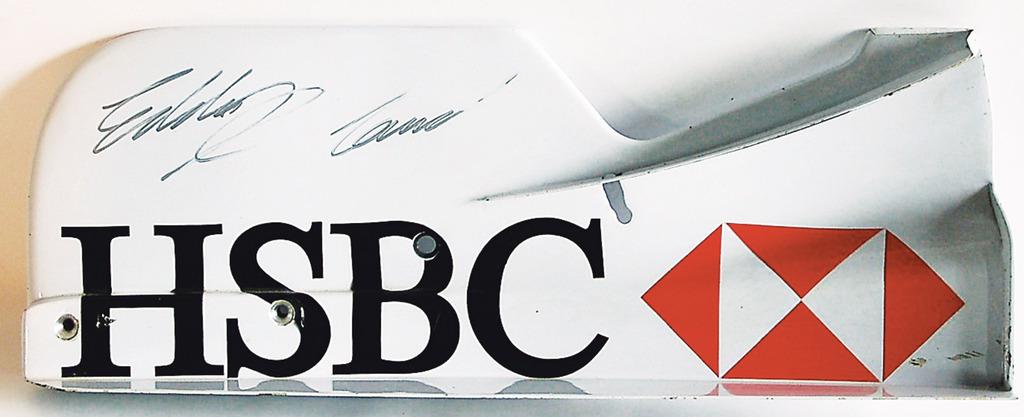 JAGUAR 2001, original front wing side part for Jaguar (1 of 6)