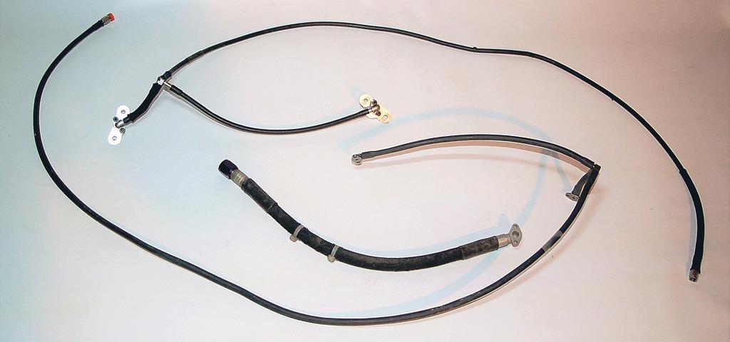 COSWORTH tubes for Cosworth TJ engine, with fixations (1 of 2)