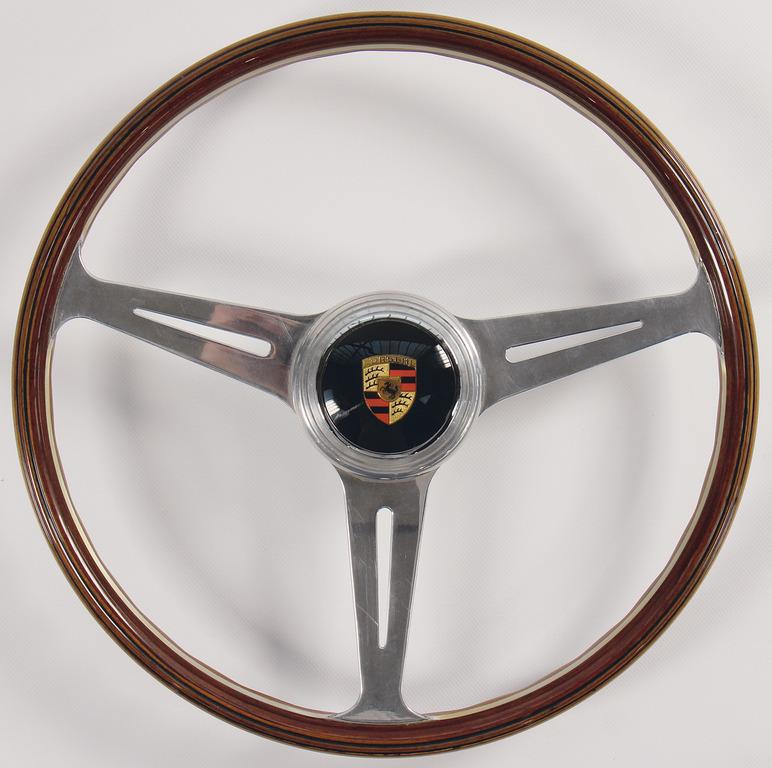 PORSCHE original VDM wood steering wheel for Porsche (1 of 2)