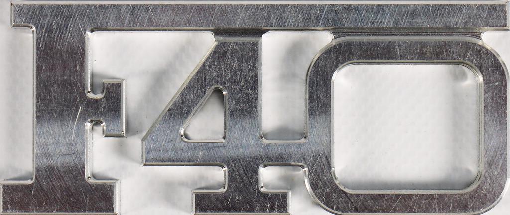 FERRARI logo/emblem "F40", probably for the interior, (1 of 2)