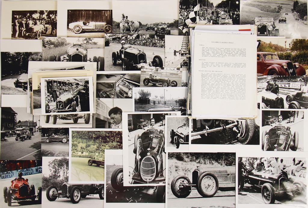 ALFA ROMEO 1931-1935, hanging file with more than 60 (1 of 2)