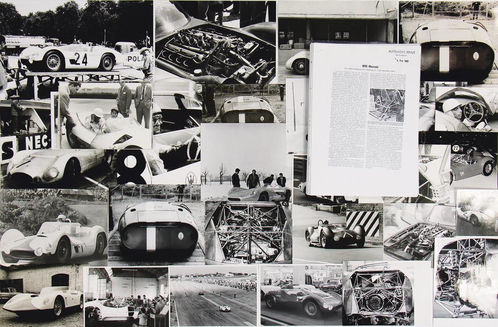 MASERATI very extensive lot with 40 original B/W (1 of 2)