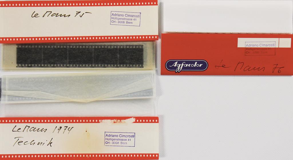 LE MANS mixed lot of 73 B/W negatives 1974, 1975, 1976, (1 of 2)