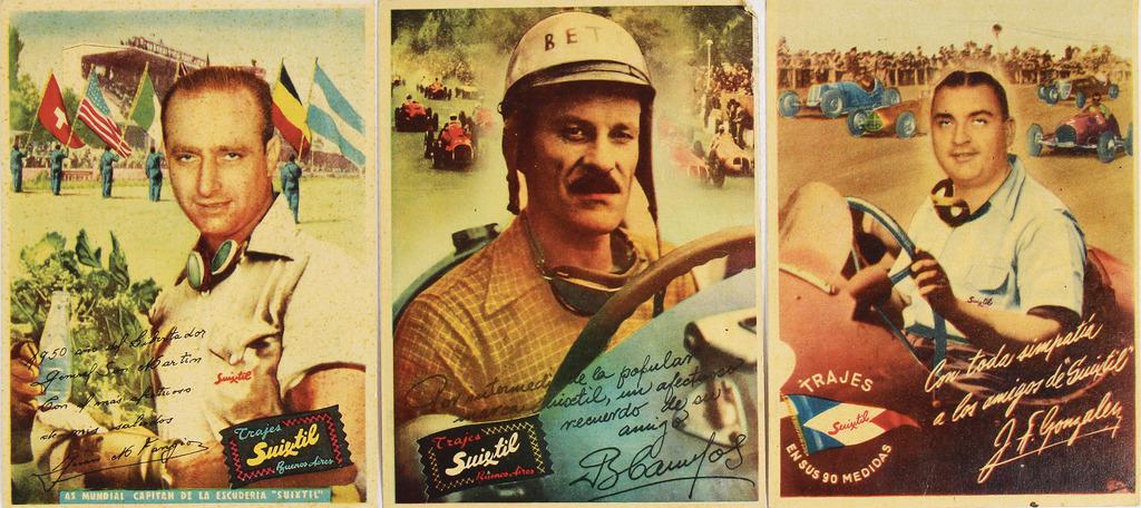 SUIXTIL mixed lot of 3 advertising cards, Gonzalez, (1 of 2)