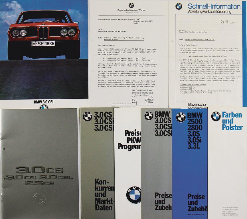 BMW mixed lot with 8 pieces, among it BMW (1 of 1)