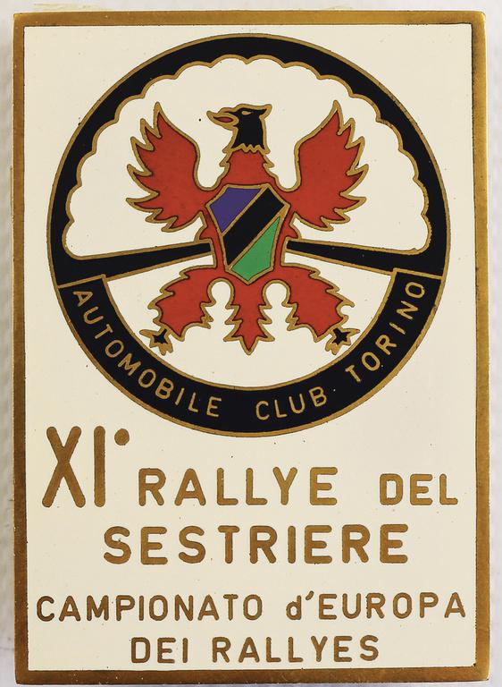badge "Automobile Club Torino - XI° Rallye del (1 of 2)