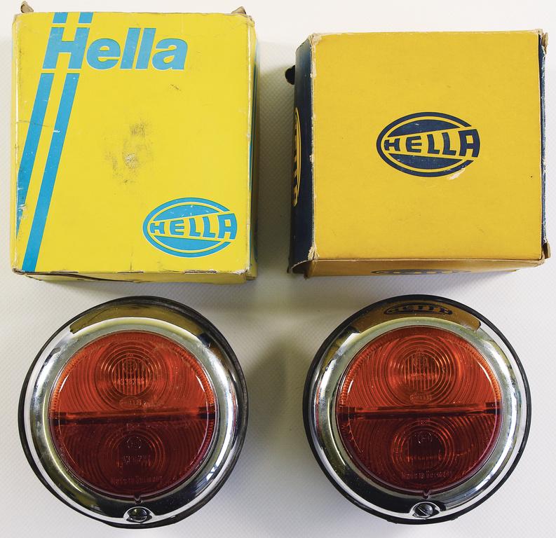 PORSCHE, HELLA set of taillights, 2x Hella 43362R7/R6 (1 of 2)