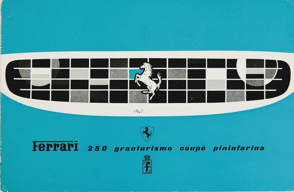 FERRARI 1960, fold-out brochure Ferrari 250 granturismo (1 of 1)