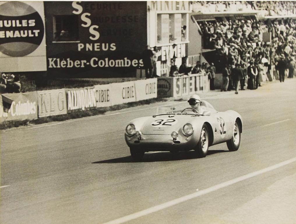 LE MANS original B/W photo 24 hours Le Mans 1958, Carel (1 of 2)