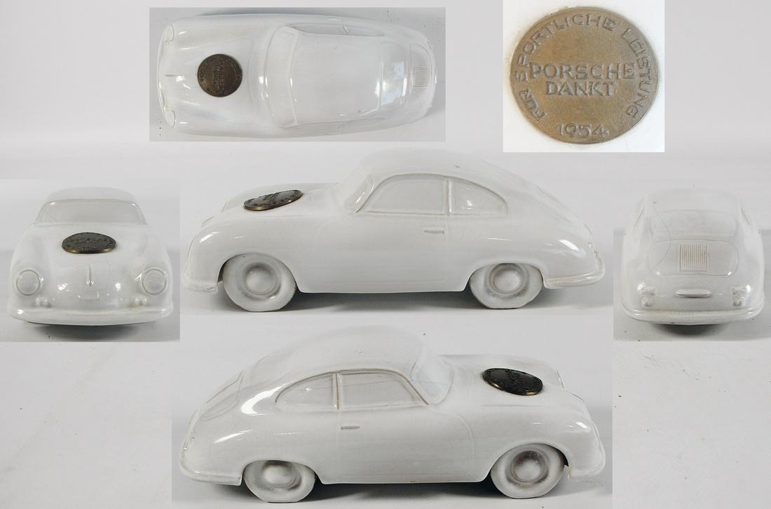 Porsche 1954, Porsche 356 pre A, ceramic model, rare (1 of 1)