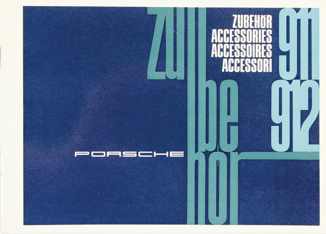 Porsche 10.1965 (W12), sales catalog "Zubehör, (1 of 1)