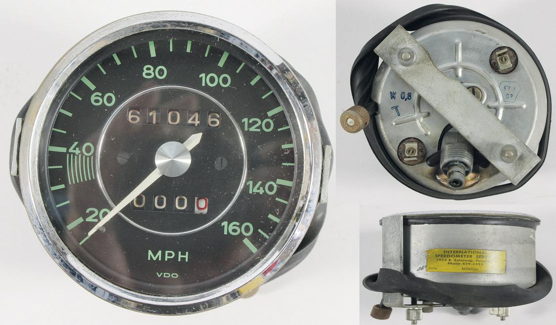 Porsche 10.1963, Porsche speedometer (MPH), for 356 B (1 of 1)