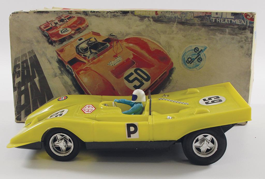 FERRARI / ELLEGI model car Ferrari 712 CAN AM, plastic model '70s, manufacturer "ELLEGI", scale (1 of 1)